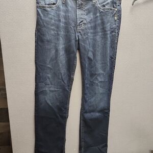 Silver Men's Blue Jeans Dark Wash